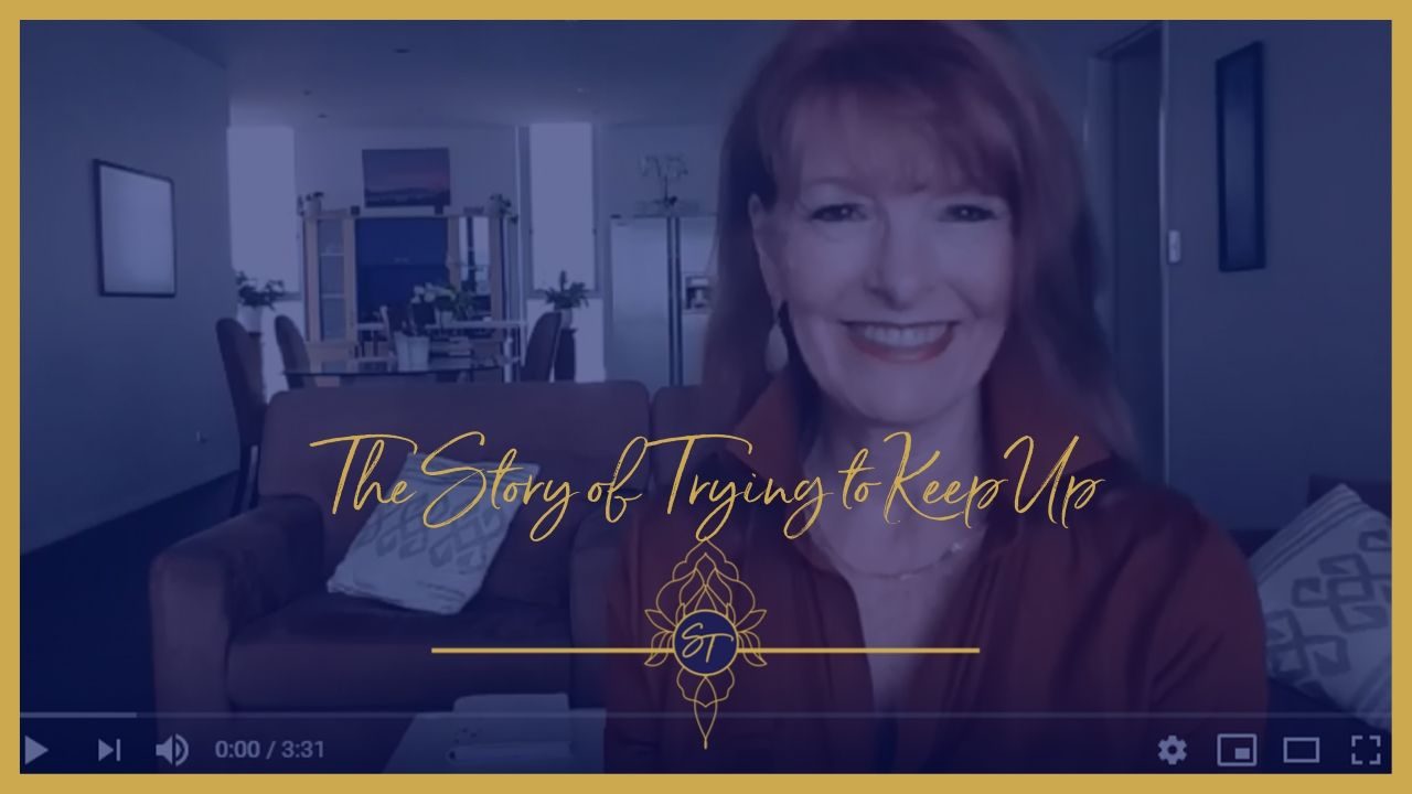story of trying to keep up, sally thibault, emotional freedom techniques